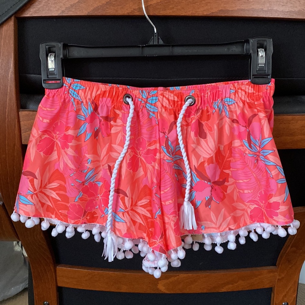Snapper rock Board shorts w fringe, nwt,sz 12